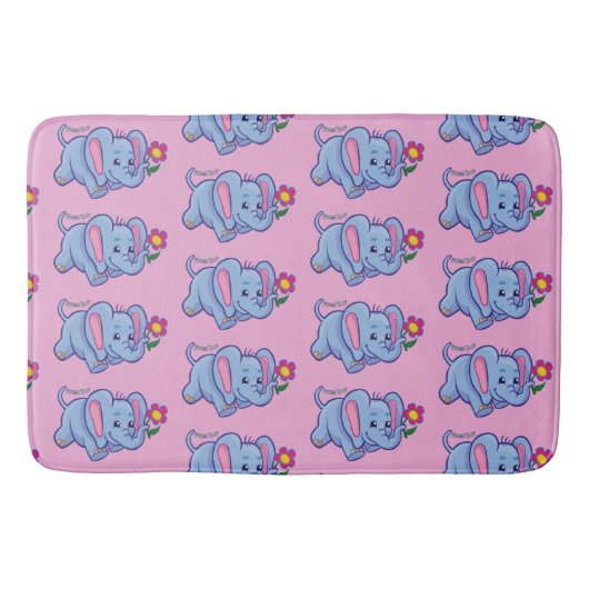 Kinderen Dansende Olifant Daisy Badmat (Voorkant)