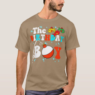 Kinderen De Birthday Boy Vist Squad, Vist geboorte T-shirt