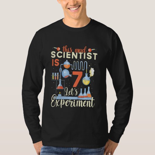 Kinderen deze dikke wetenschapper is 7 Laten we de T-shirt (Voorkant)