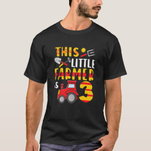 Kinderen Deze Kleine Boer Is 3 Boerentractor Voor T-shirt