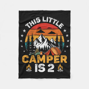 Kinderen Deze Kleine Camper Is 2 Jaar Oud Camping Fleece Deken