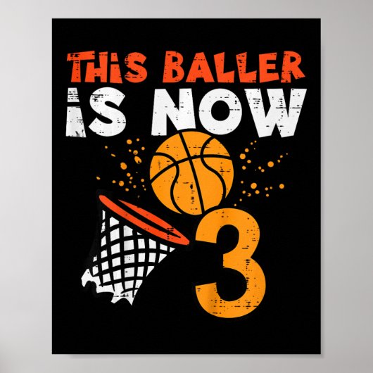 Kinderen deze Ller is nu 3 Sketll 3e verjaardag Bd Poster (Voorkant)