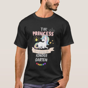 Kinderen Deze prinses gaat naar Kindergarten Girl  T-shirt