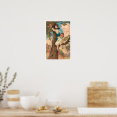 Kinderen die Apples spelen Kunst drukken Poster (Keuken)