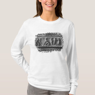 Kinderen die balspellen spelen, fragment t-shirt