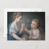 Kinderen die bellen briefkaart (Voorkant / Achterkant)