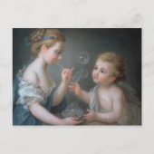 Kinderen die bellen briefkaart (Voorkant)