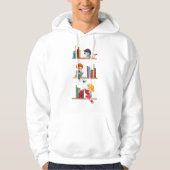 Kinderen die boeken lezen hoodie (Voorkant)
