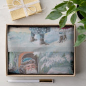  kinderen die brieven naar de Kerstman in sneeuw s Tissuepapier (Geschenk)