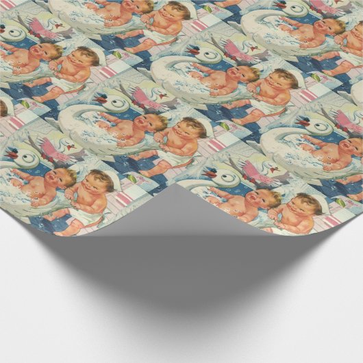  kinderen die bubbels spelen in de Bathtub van Swa Cadeaupapier (Hoek)