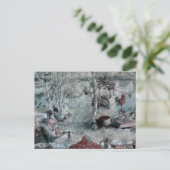 Kinderen die Crawdads vangen Briefkaart (Staand voorkant)