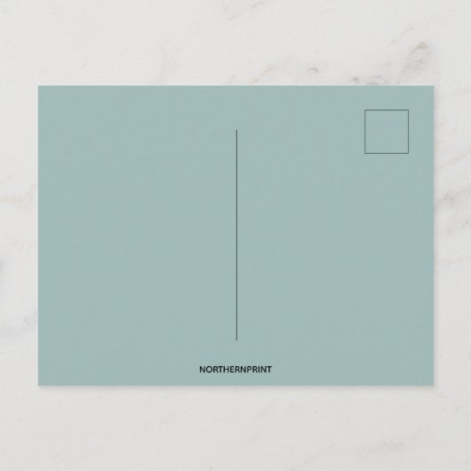 Kinderen die de trap op gaan met kerstmis met een  briefkaart (Achterkant)