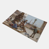 Kinderen die duiven voeden in Venetië (door Paolet Deurmat (Schuin)