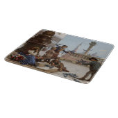 Kinderen die duiven voeden in Venetië (door Paolet Snijplank (Hoek)