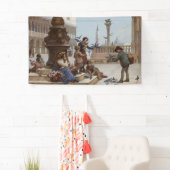 Kinderen die duiven voeden in Venetië (door Paolet Spandoek (Insitu)