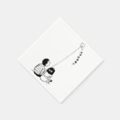 Kinderen die een citaatpapier drinken servet (Hoek)