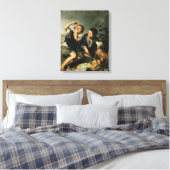 Kinderen die een knuppel eten, 1670-75 canvas afdruk (Insitu (Slaapkamer))