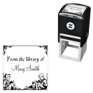 Kinderen die gepersonaliseerde Boek Rubber Stempel