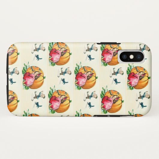 kinderen die Halloween Herfst spelen Case-Mate iPhone Case (Achterkant (horizontaal))