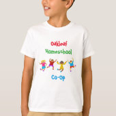 Kinderen die Homeschool spelen T-shirt (Voorkant)
