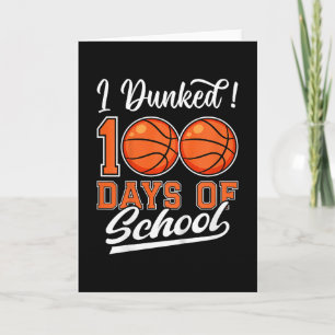 Kinderen die ik 100 dagen school gedunkte schets 1 kaart