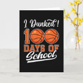 Kinderen die ik 100 dagen school gedunkte schets 1 kaart (Gele Bloem)