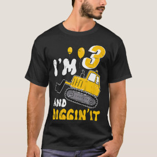 Kinderen die ik 3 jaar ben en het 3 jaar lang grav t-shirt