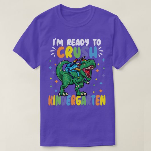 Kinderen die ik bereid ben om de kleuterschool te  t-shirt (Design voorkant)
