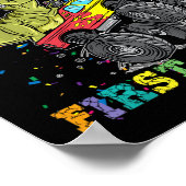 Kinderen die ik klaar heb om de eerste klas-monste poster (Hoek)