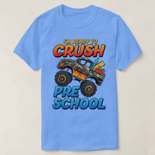 Kinderen die ik klaar heb om de voorschoolse monst t-shirt (Design voorkant)