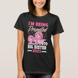 Kinderen die ik promoot naar Big Sister Dinosaur B T-shirt
