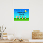 Kinderen die in de openlucht spelen op een zonnige poster (Keuken)