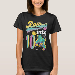 Kinderen die in het 10-kantelbare Schaats rollen, T-shirt