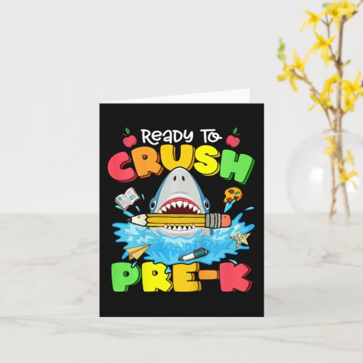 Kinderen die klaar zijn om pre-K haai terug naar s Kaart (Gele Bloem)