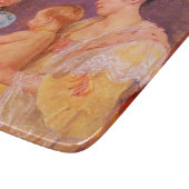 Kinderen die met een kat spelen (door Mary Cassatt Snijplank (Hoek)