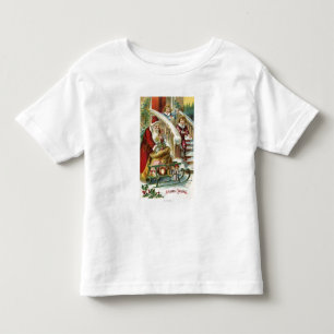 Kinderen die naar de Griekse kerstman lopen Kinder Shirts