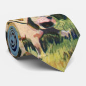  kinderen die naar de lokale boer op de trekker wa stropdas (Opgerold)