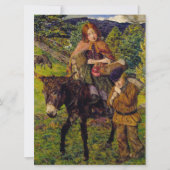 Kinderen die naar de markt gaan kaart (Voorkant)