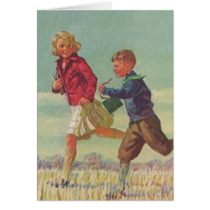  kinderen die naar school gaan met boekjes