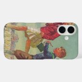  kinderen die naar school gaan met boekjes Case-Mate iPhone case (Achterkant (horizontaal))