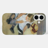 Kinderen die op de strand spelen door Mary Cassatt Case-Mate iPhone Case (Achterkant (horizontaal))
