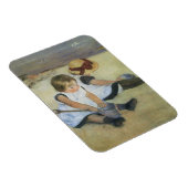 Kinderen die op de strand spelen door Mary Cassatt Magneet (Rechterzijde)