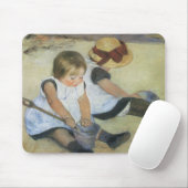 Kinderen die op de strand spelen door Mary Cassatt Muismat (Met muis)
