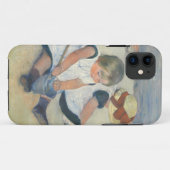 Kinderen die op het strand spelen, 1884 Case-Mate iPhone case (Achterkant (horizontaal))