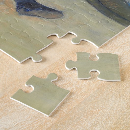 Kinderen die op het strand spelen, 1884 legpuzzel (Zijkant)