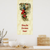  kinderen die op sneeuw slapen Holly CH409 Poster (Keuken)