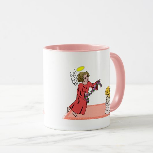 Kinderen die roze Mok bidden (Voorkant rechts)