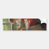 Kinderen die Silhouettes maken (Cute Kinder Spelin Bumpersticker (Voorkant)