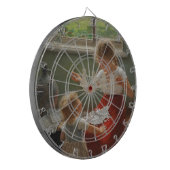 Kinderen die Silhouettes maken (Cute Kinder Spelin Dartbord (Voorkant Links)