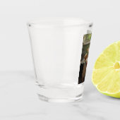 Kinderen die Silhouettes maken (Cute Kinder Spelin Shot Glas (Links)